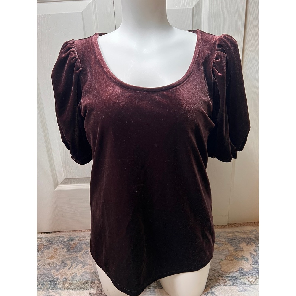 Maurices Velvet Whimsigoth Shirt Size Medium